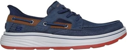 Men's Skechers Slip-Ins Troutt Davey shown in Navy (Blue)