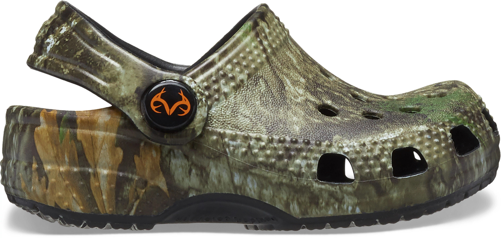 Toddler Boy's Crocs Littles Realtree Apx shown in Camouflage (Camo)