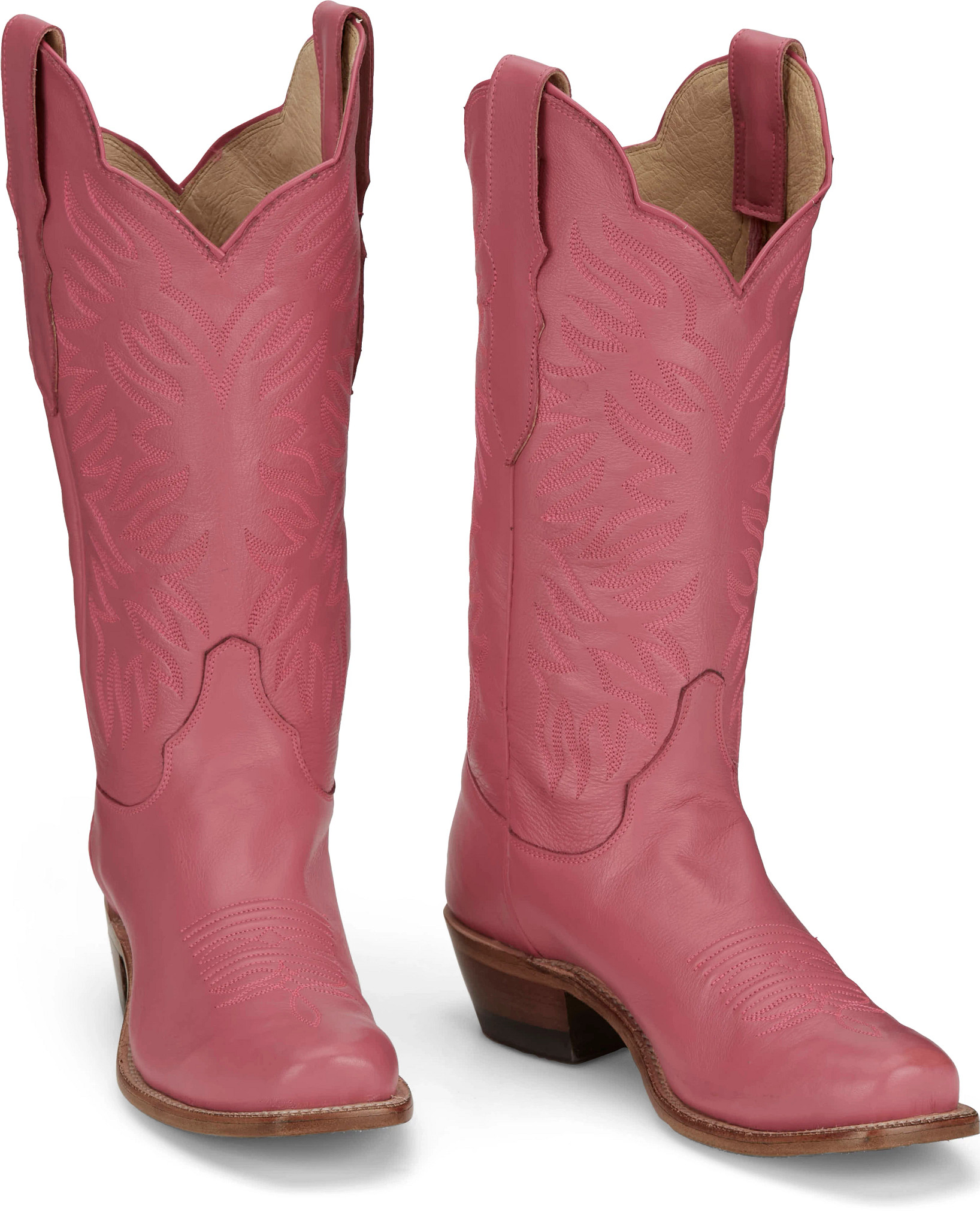 Justin pink cowboy boots on sale