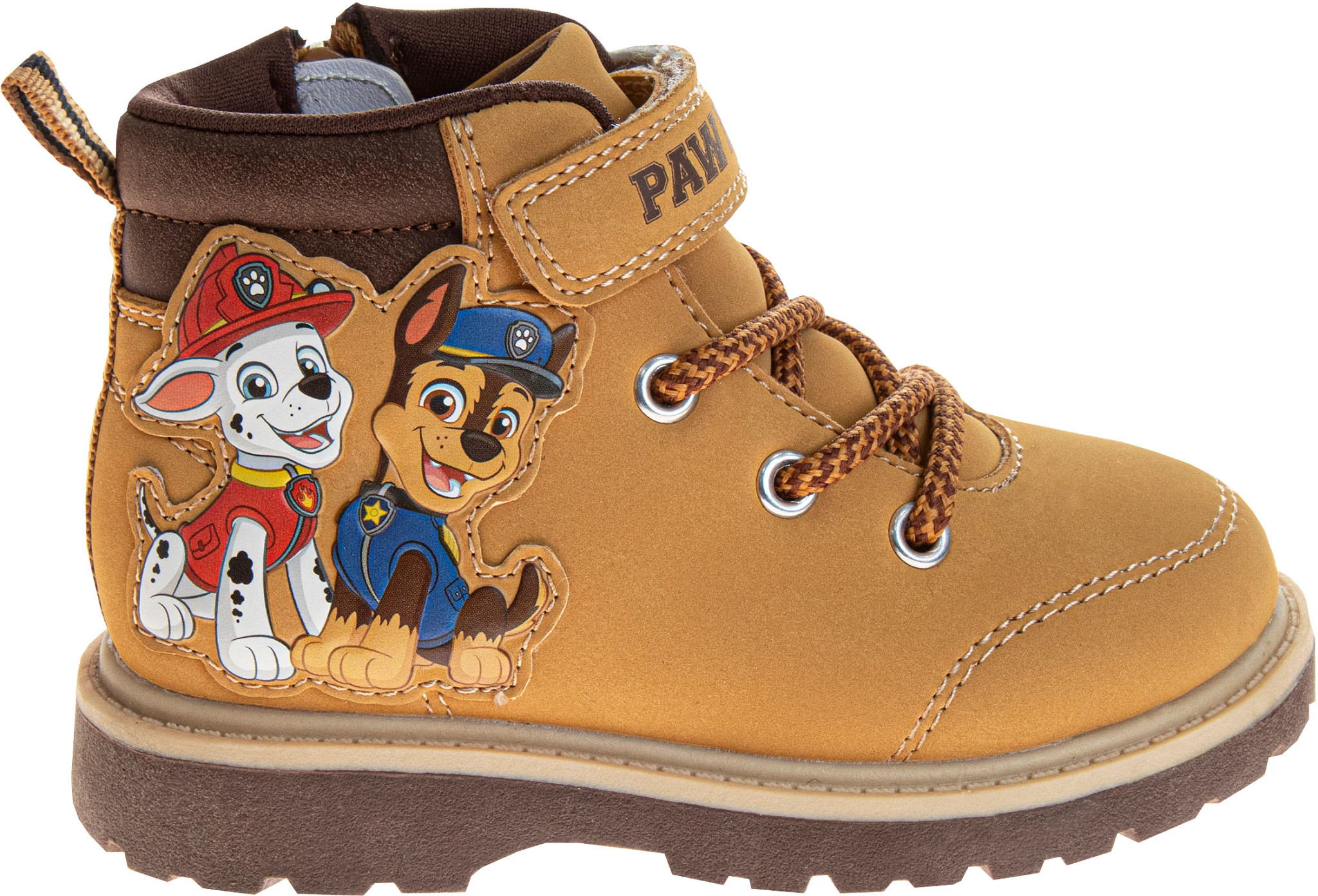 Toddler Boy's Josmo Disney Paw Patrol Worker Boot shown in Tan (Tan)