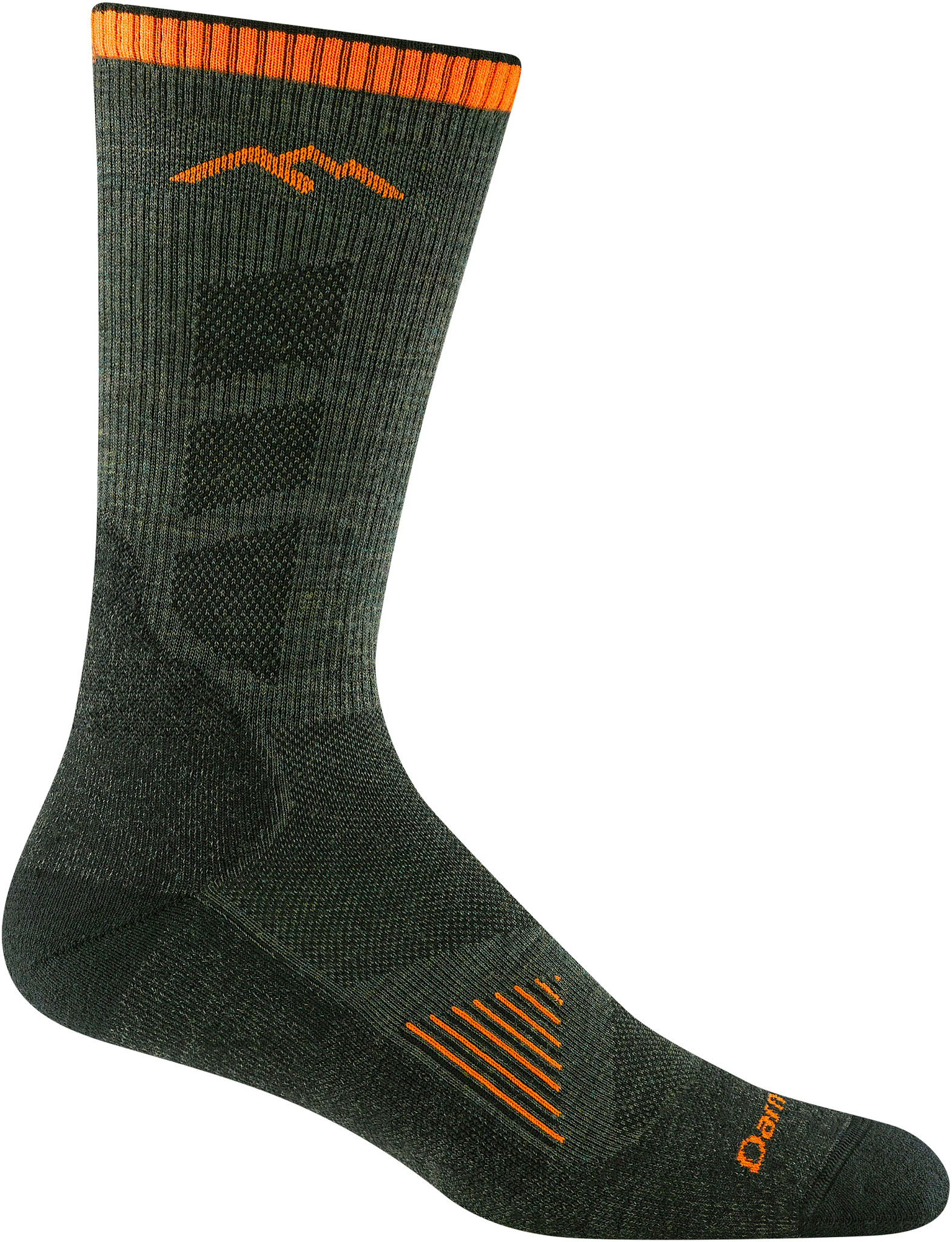 Men's Darn Tough Hunting Lightweight Merino Wool Boot Socks shown in Forest (Grey)