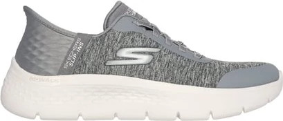 Women's Skechers Slip-Ins Gowalk Flex Dacey shown in Gray Heathered (Grey)