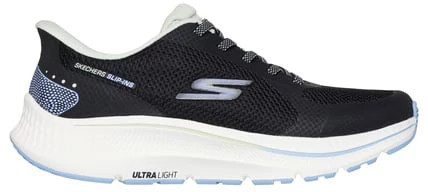 Women's Skechers Slip-Ins Gorun Consistent 2.0 Captiva shown in Black/Mint (Black)