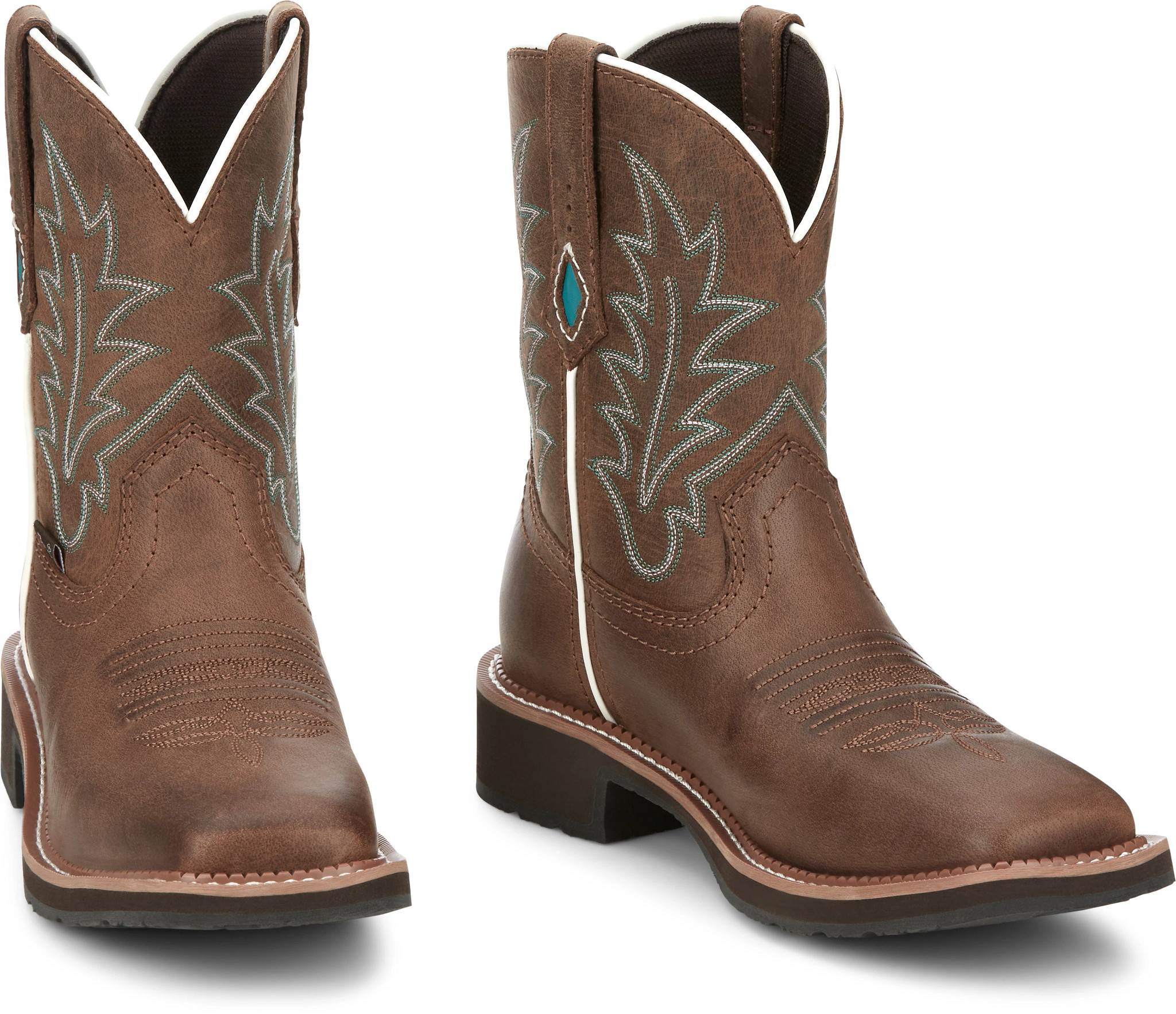 Womens justin cowboy outlet boots