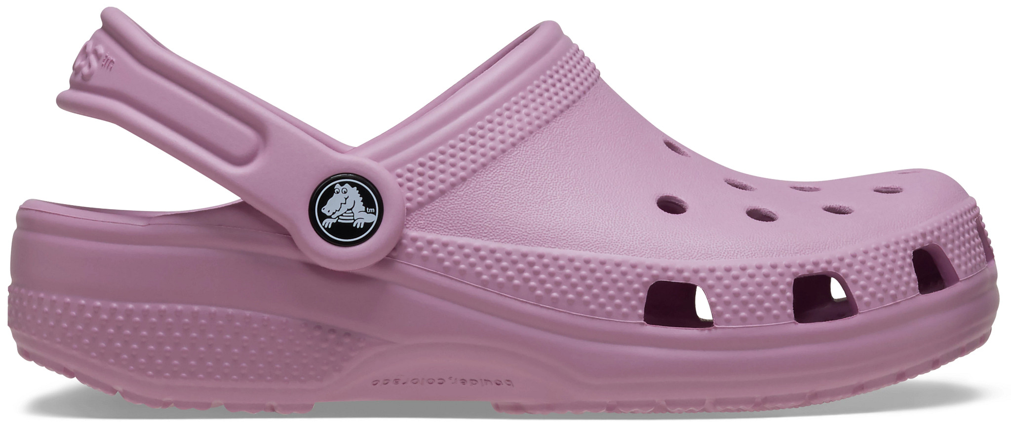 Girl's Crocs Classic Clog shown in Hydrangea (Purple)