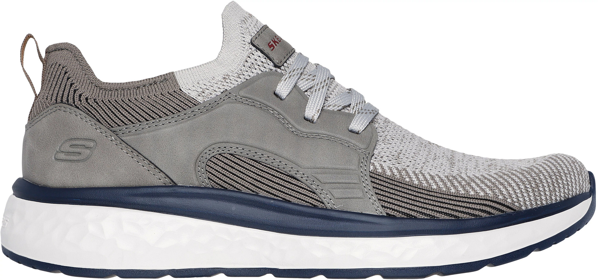 Men's Skechers Lancer Dalton shown in Taupe Multi (Brown)