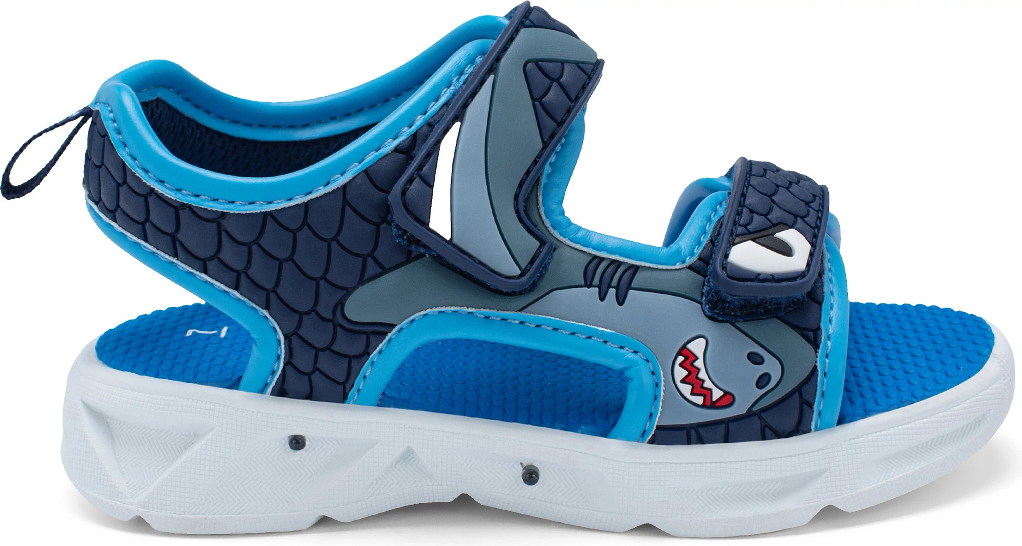 Toddler Boy's Carters Tanis Shark River Sandal shown in Navy (Blue)