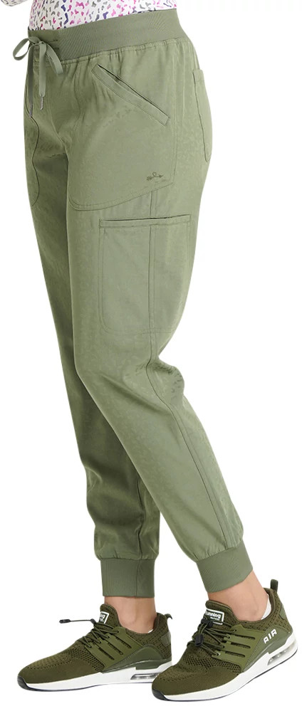 Women's Ava Therese Sheba Jacquard Jogger shown in Green (Green)