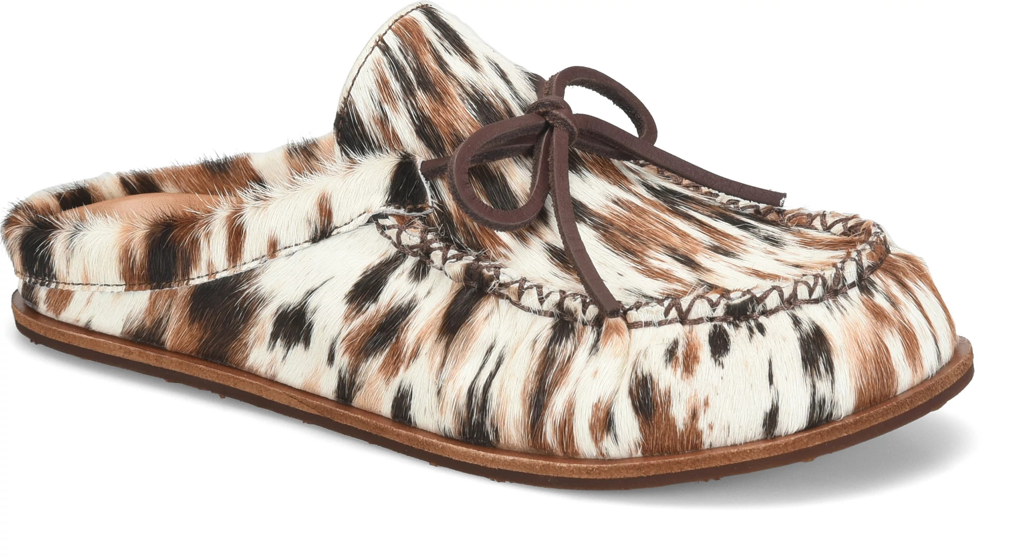 Alize shown in White Calf Hair (Multicolor)