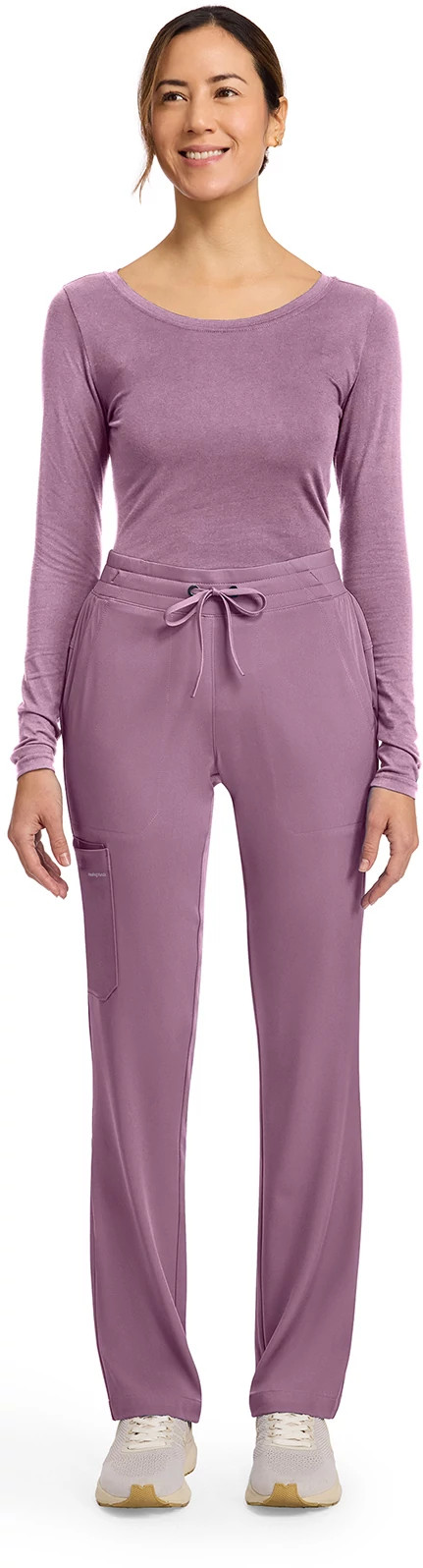 Women's Healing Hands HH Works Reese Straight Leg Cargo Pant shown on model 