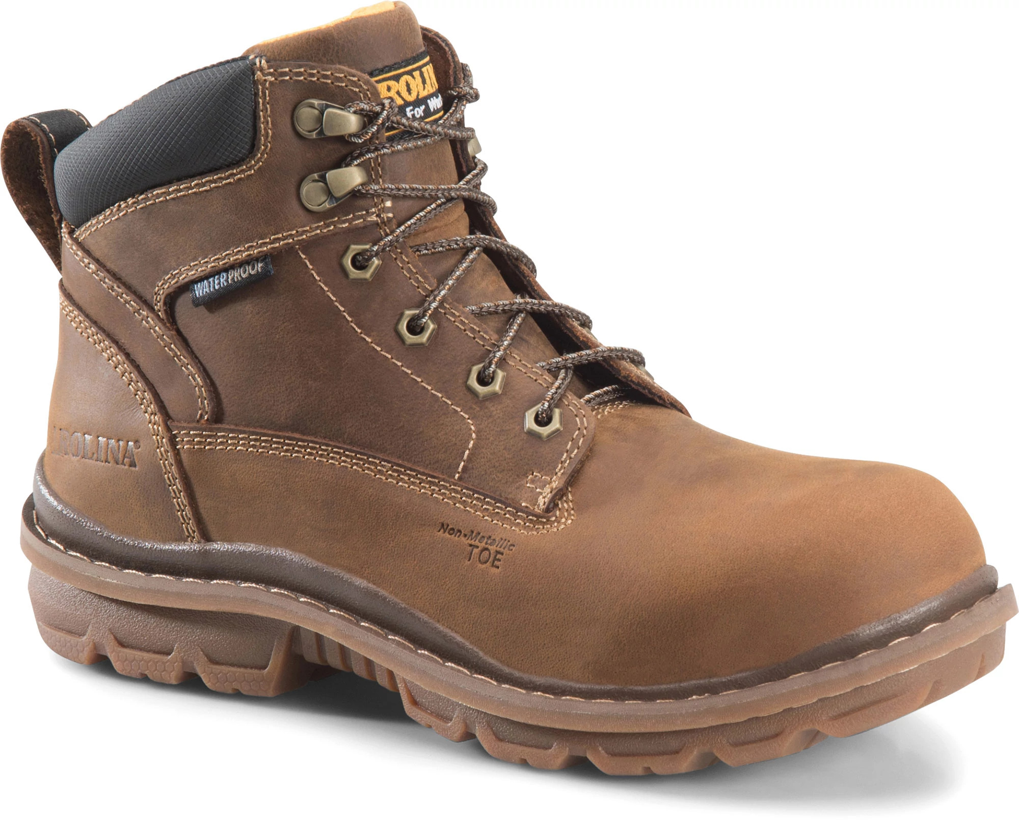 Composite toe shop cap boots