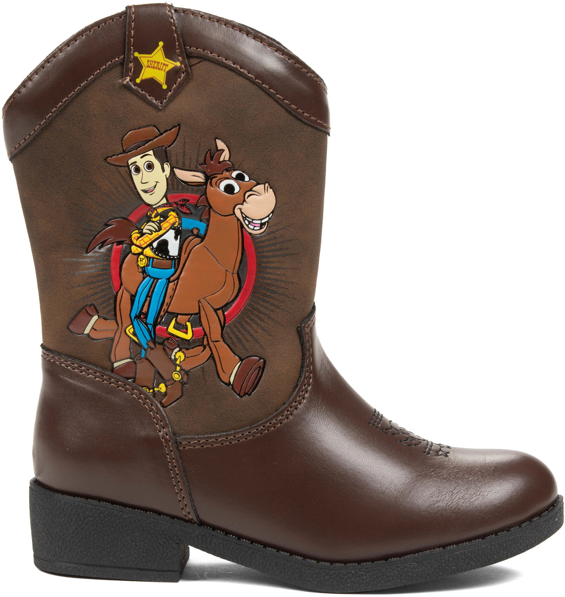 Kid's Josmo Disney Woody Cowboy Boot shown in Brown (Brown)