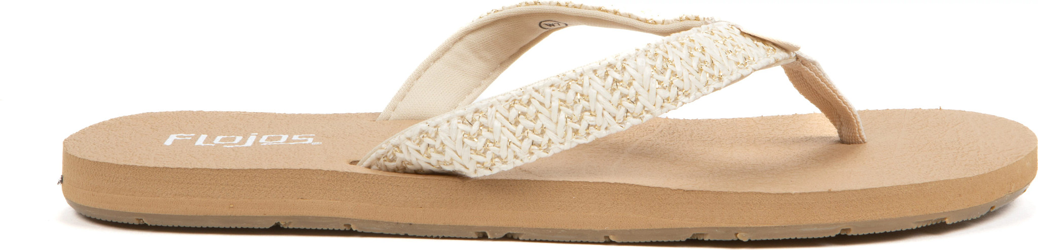 Women's Flojos Juno shown in Ivory Metallic (Off White)