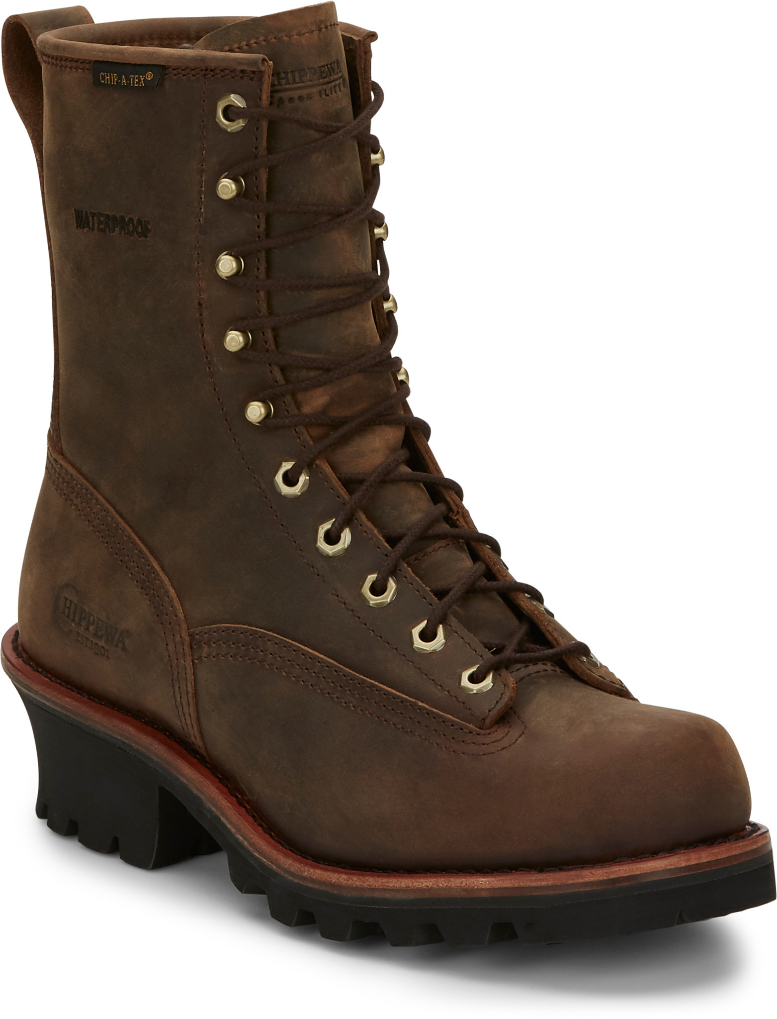 Paladin 8 Waterproof Logger Chippewa Boots