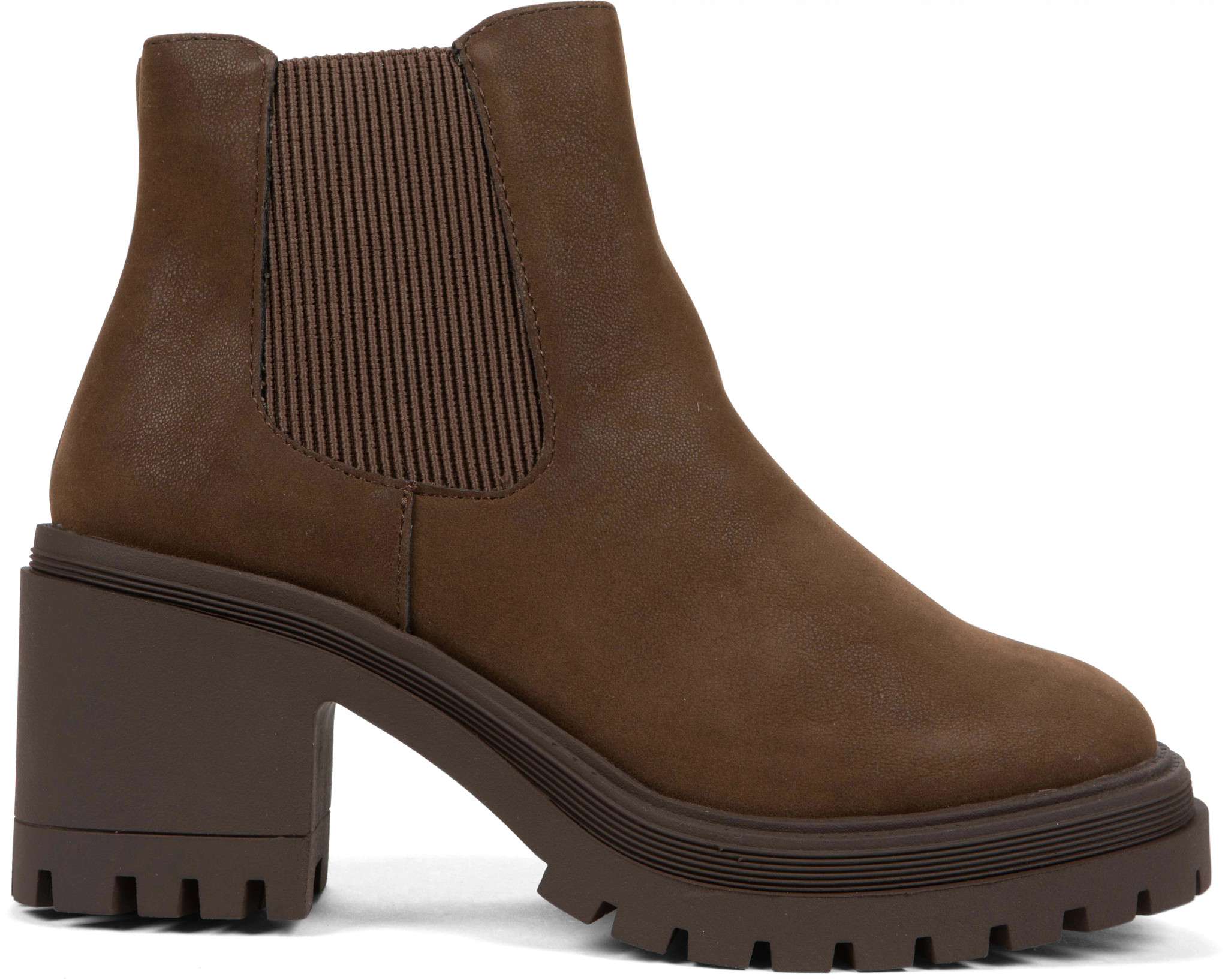 Women's Jellypop Fiona Chelsea Boot shown in Dark Brown (Brown)