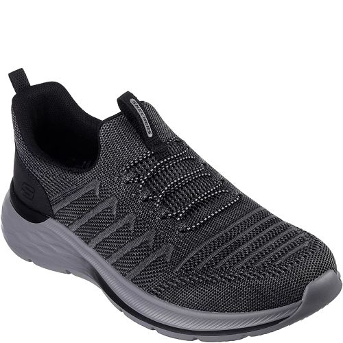 Men's Skechers Knit Bungee Garner Crispin Super Shoes