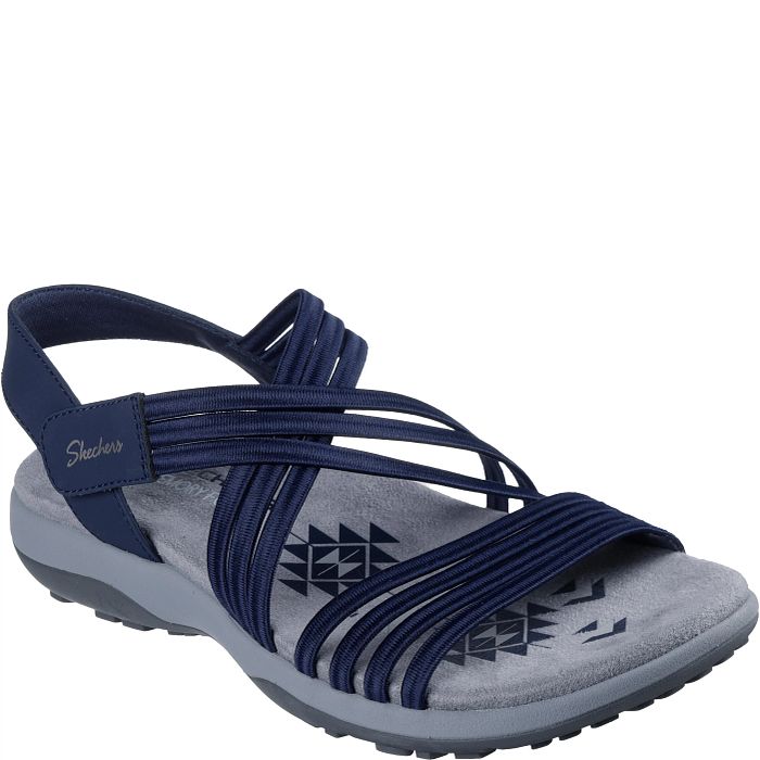 Skechers Reggae Slim Skechers Sandals Navy Women's Skechers Reggae