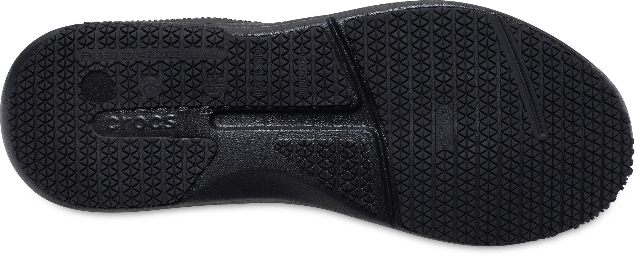 cccccci⭐︎ブラック36 Crocs Slip Resistant On The Clock | Super Shoes