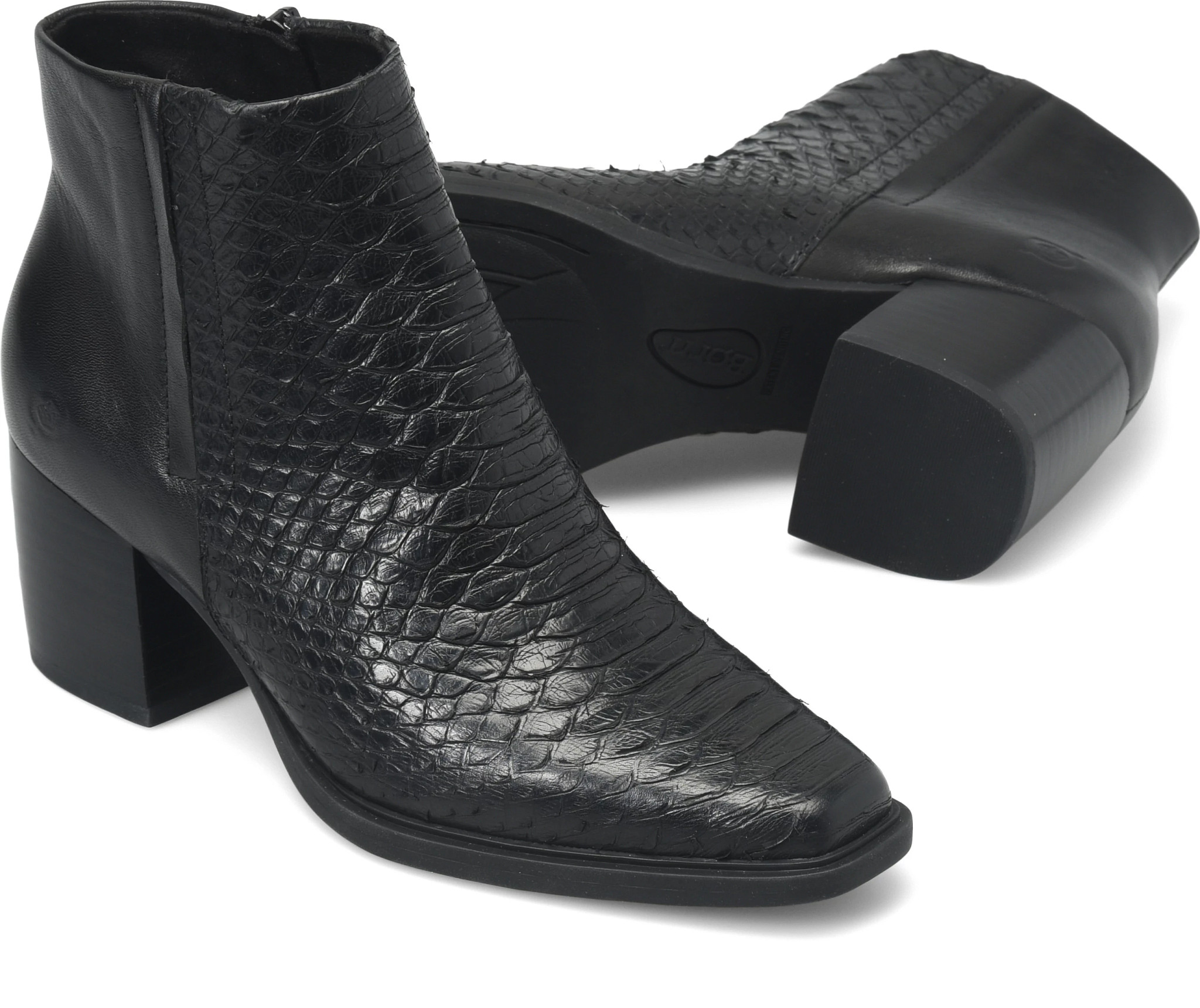 (取寄) ボーン レディース エーケン Born women Aiken Black (Snake Combo) Aiken | Born Shoes