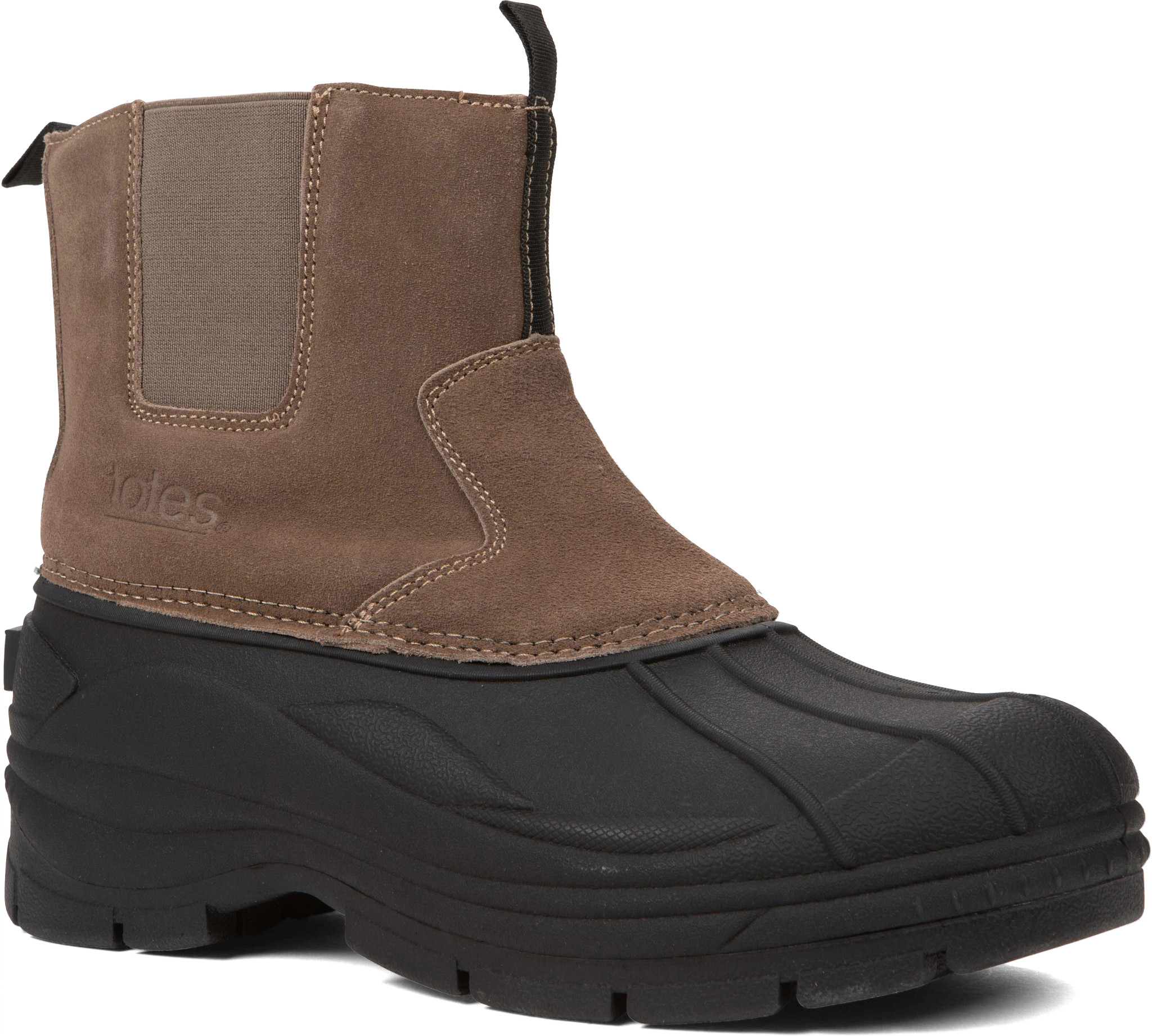 Totes Boots Mens Size 10 Brown Leather Duck Snow Winter Lace Up Insulated s-l400.jpg main image 2