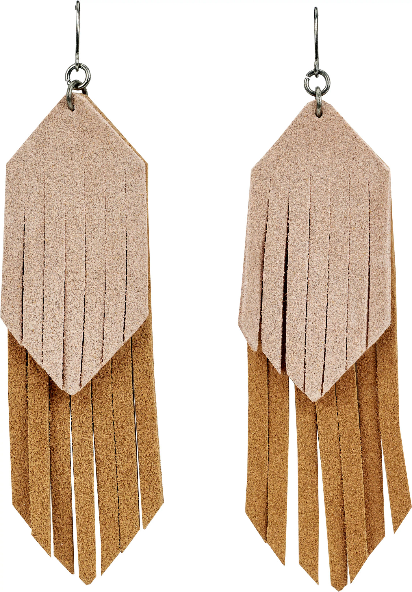 Justin Women's Genuine Suede Earrings se muestra en la Copper (Caf&eacute;)