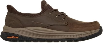 Men's Skechers Slip-Ins Meroe Olliea shown in Cocoa (Brown)