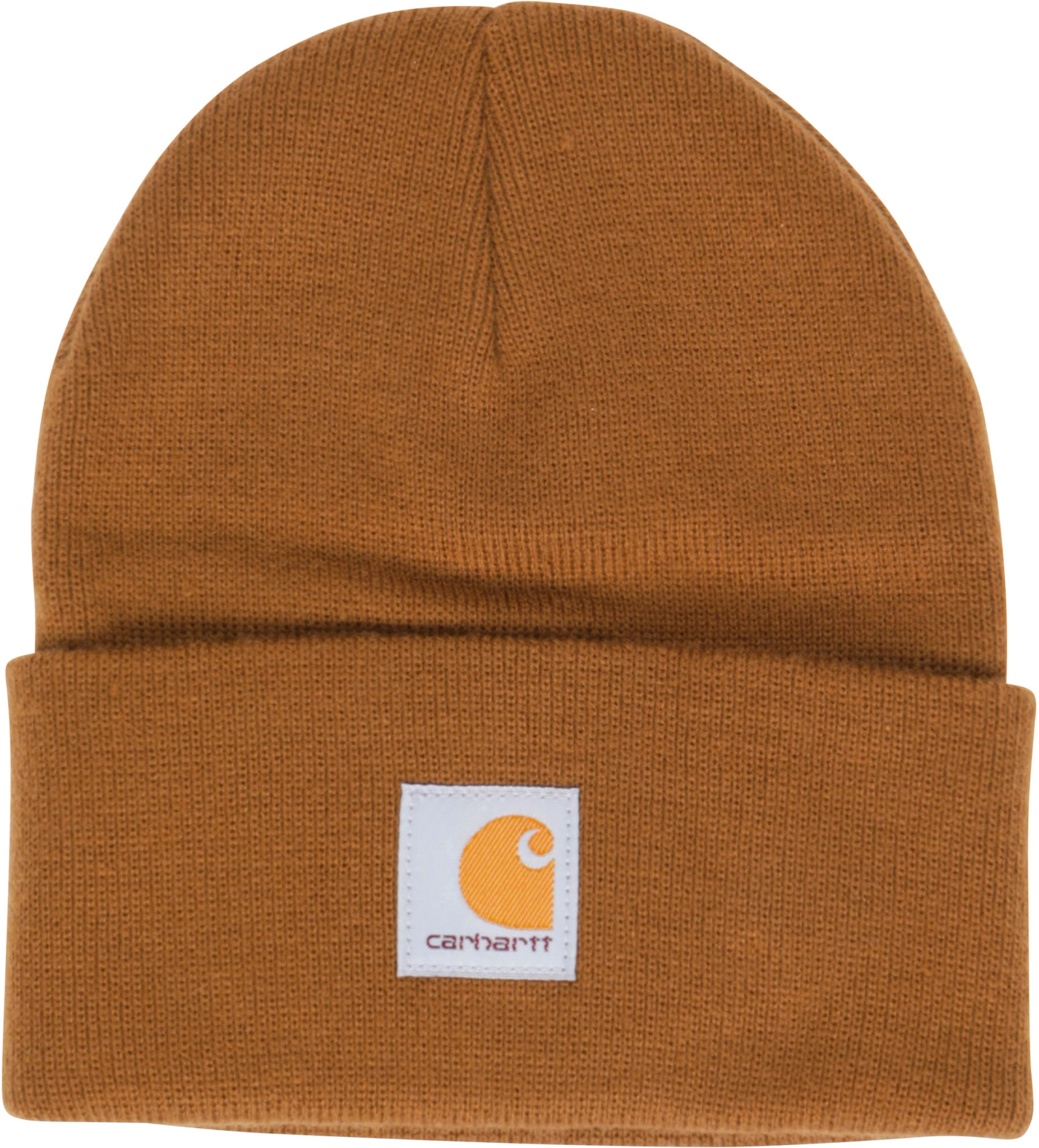 Boy's Carhartt Knit Beanie shown in Brown (Brown)