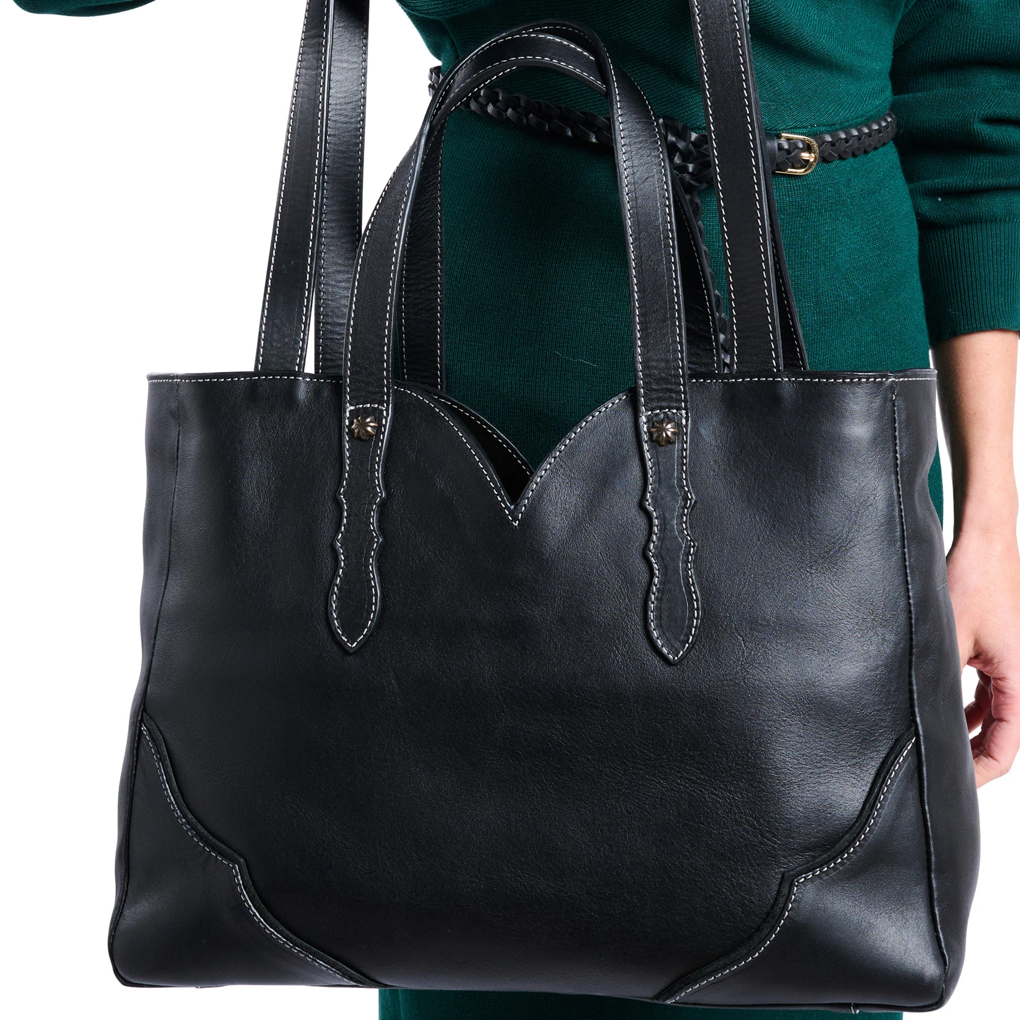 Adriana - 4 Strap Tote shown on model 