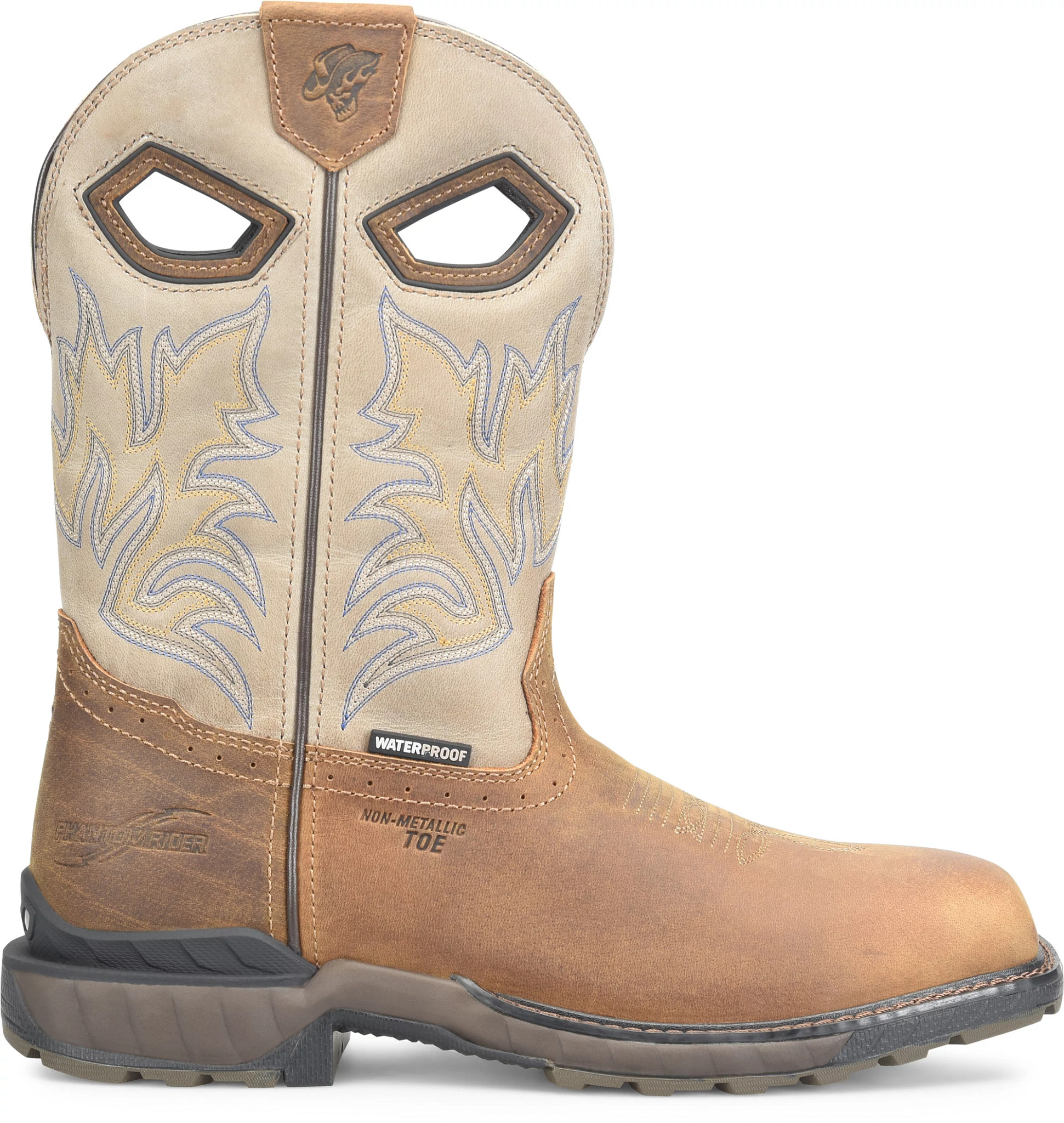 Men's Double-H Boots Oatman shown in Dark Brown (Brown)