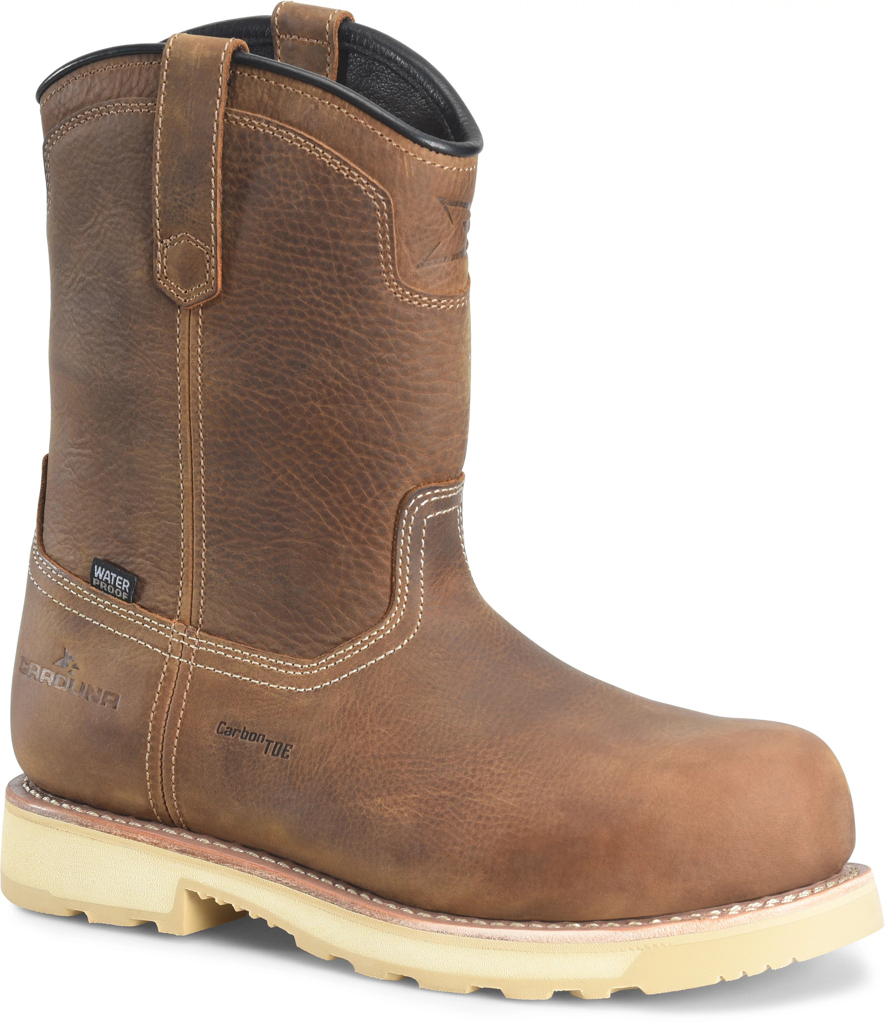 Staple Gun Waterproof Carbon Comp Toe Ranch Wellington shown in Brown (Brown)