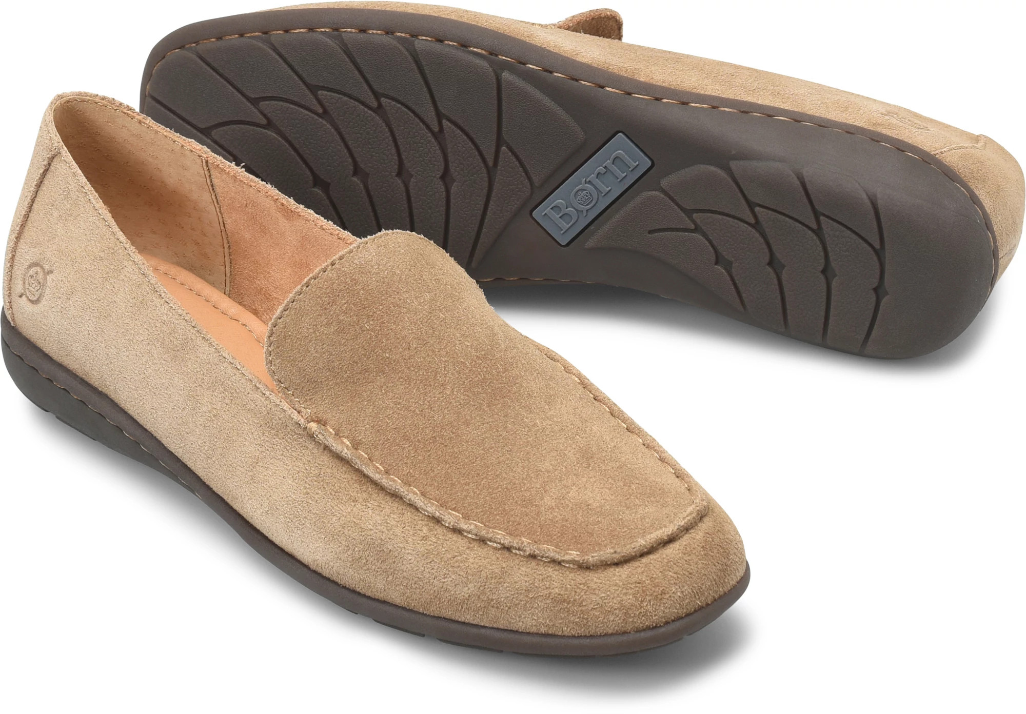 Fawn shown in Taupe Suede (Tan)
