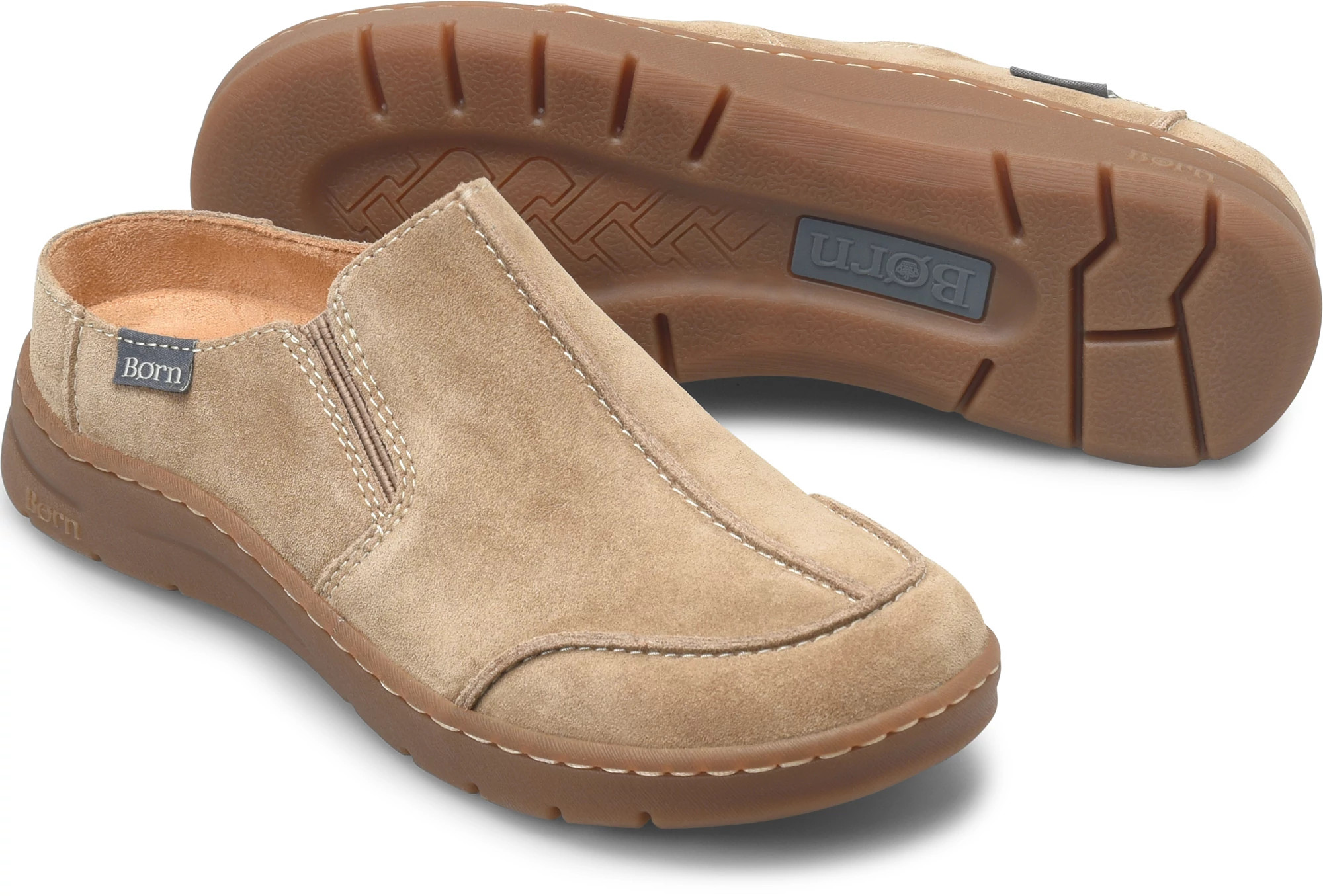 Dinah shown in Taupe Suede (Tan)