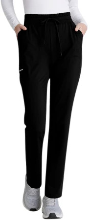 Women's Barco Skechers Slip-Ins Reach Pull On Straight Leg Pant shown in Black (Black)