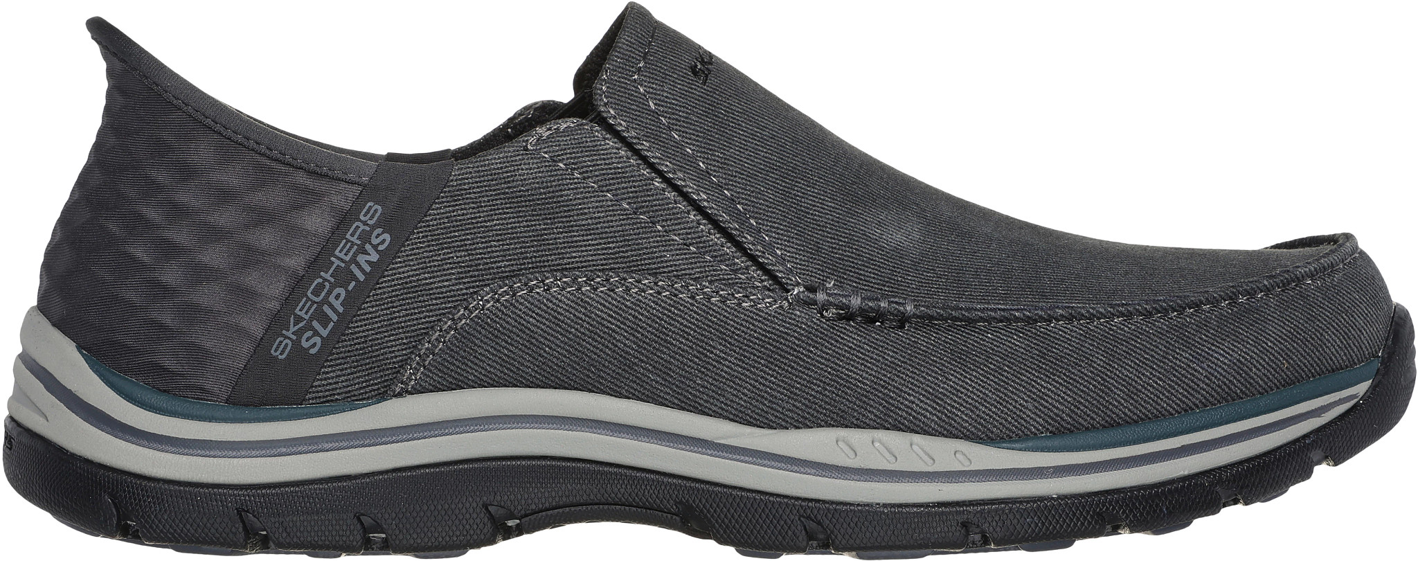 Men's Skechers Slip-Ins Expected Cayson shown in Black (Black)