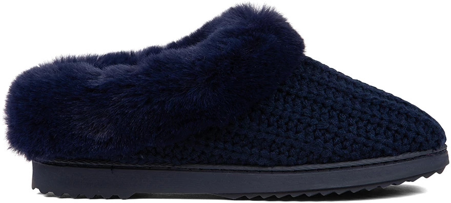 Women's Dearfoams Hannah shown in Peacoat Navy (Blue)