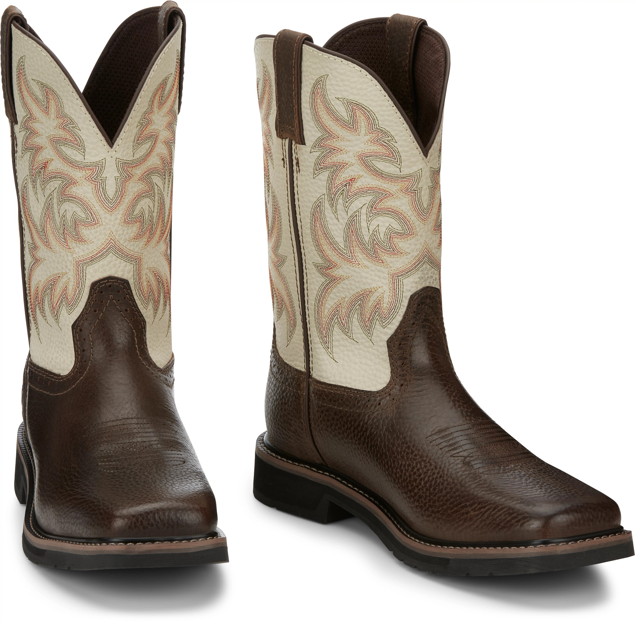 Square toe justin clearance boots