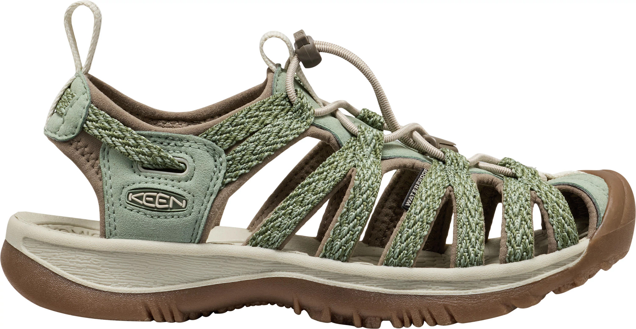 Women's Keen Whisper shown in Lily Pad (Green)