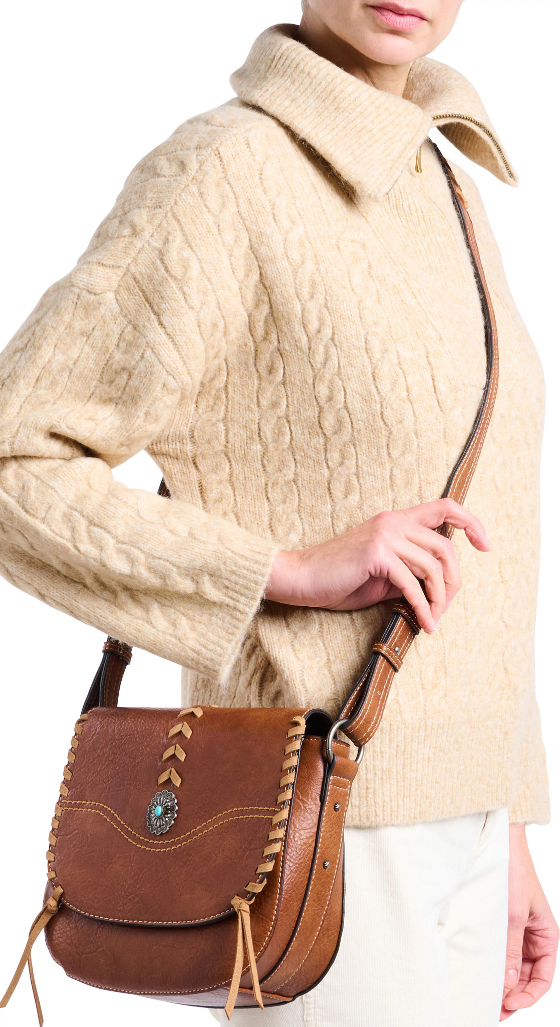 Whip Stitch Saddle Bag | Justin Boots