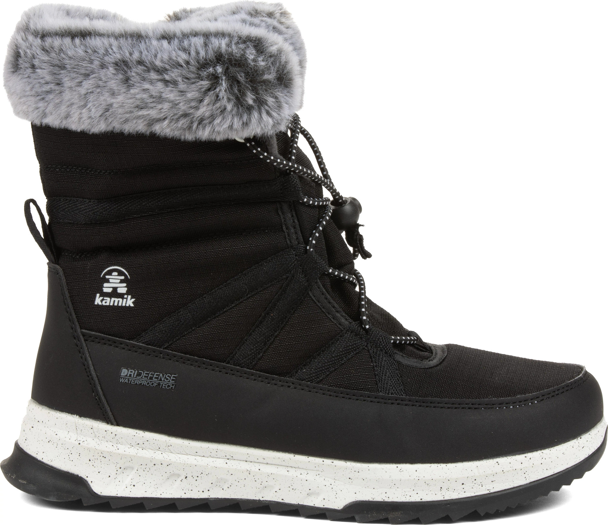 Women's Kamik Stormy Water Resistant Boot shown in Black (Black)