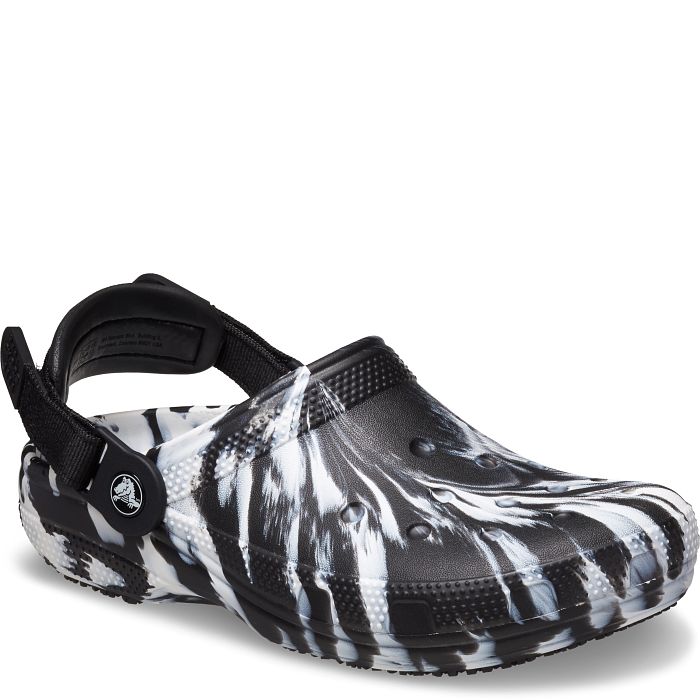 Women's Crocs Slip Resistant Classic Work Graphic Clog Super Shoes