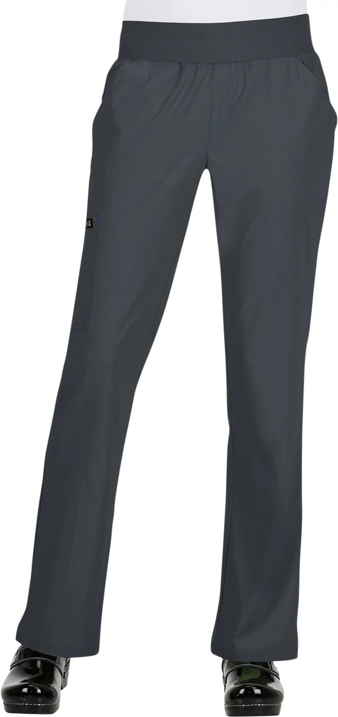 Women's Koi Basics Laurie Yoga Pant shown in Grey (Grey)