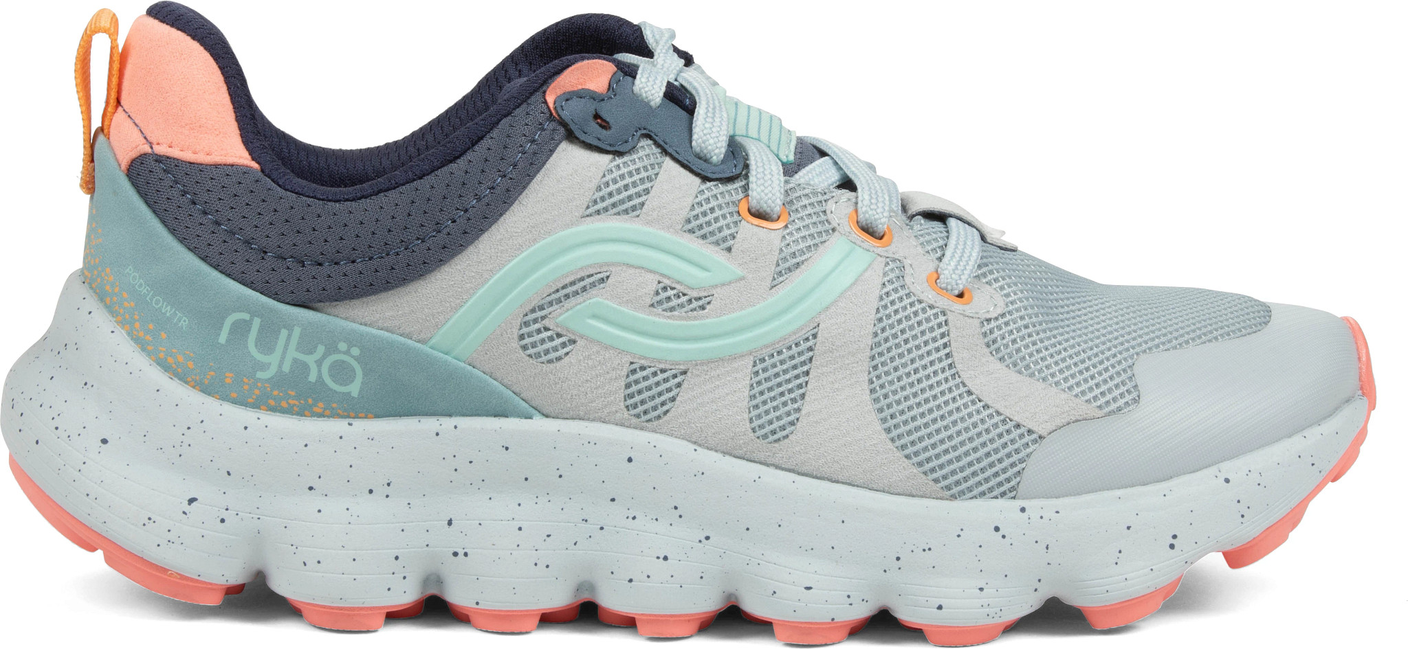 Women's Ryka Elevate Lx Walker shown in Blue/Multi (Blue)