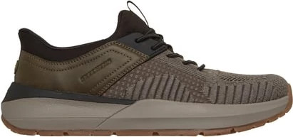 Men's Skechers Slip-Ins Neville Crosby shown in Olive Black (Green)