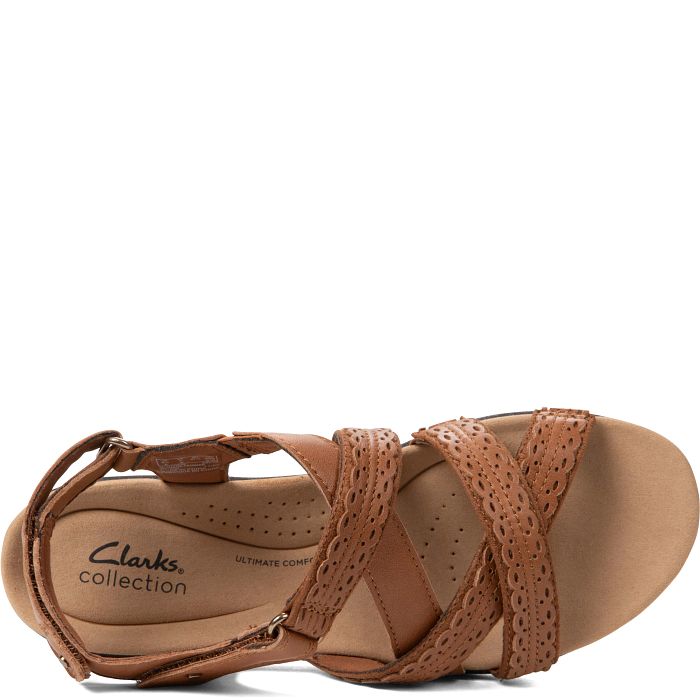 Flat Sandals Clarks Laurieann Echo Sandals Sandals For Ladies