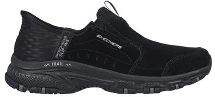 Women's Skechers Slip-Ins Hillcrest Sunapee shown in Black (Black)