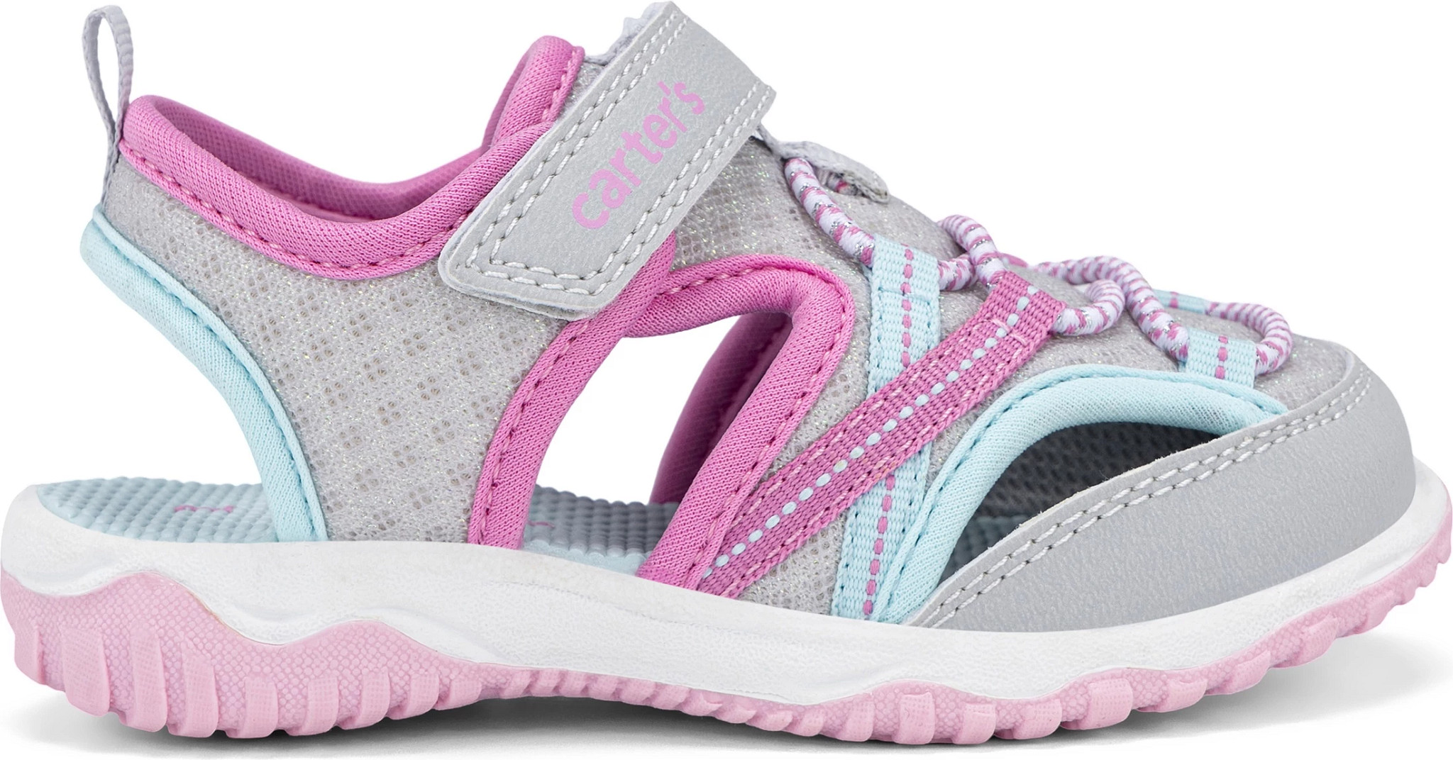 Toddler Girl's Carters Kwando 2 shown in Grey/Multi (Grey)