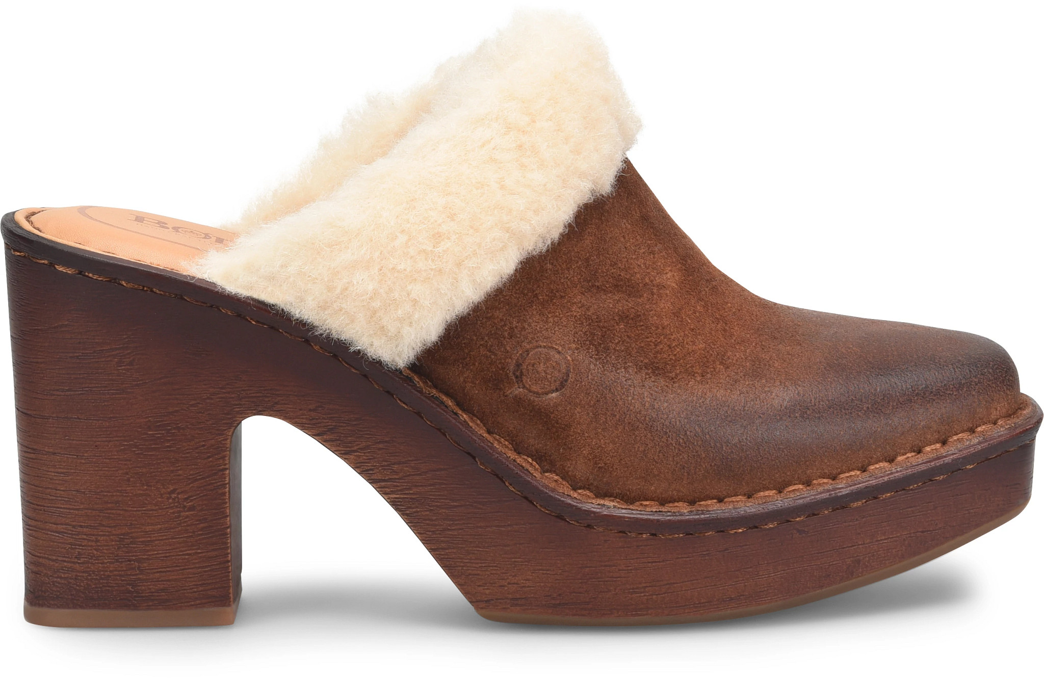Women's Born Shoes Hope shown in Rust Tobacco Combo (Brown)