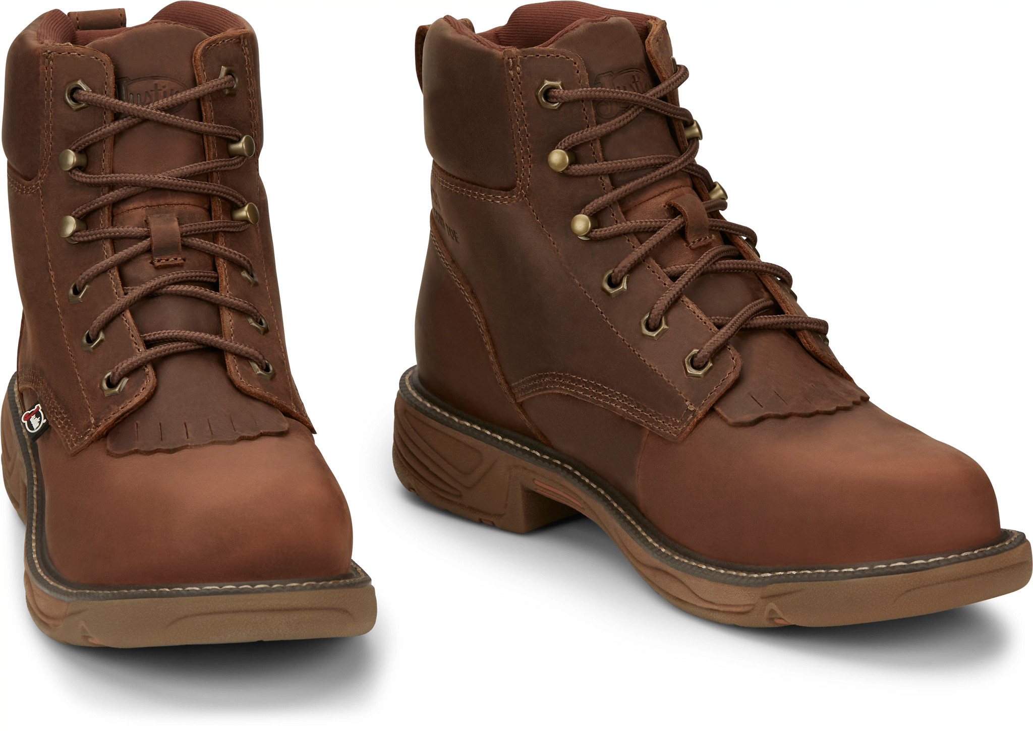 Cheap brown work outlet boots