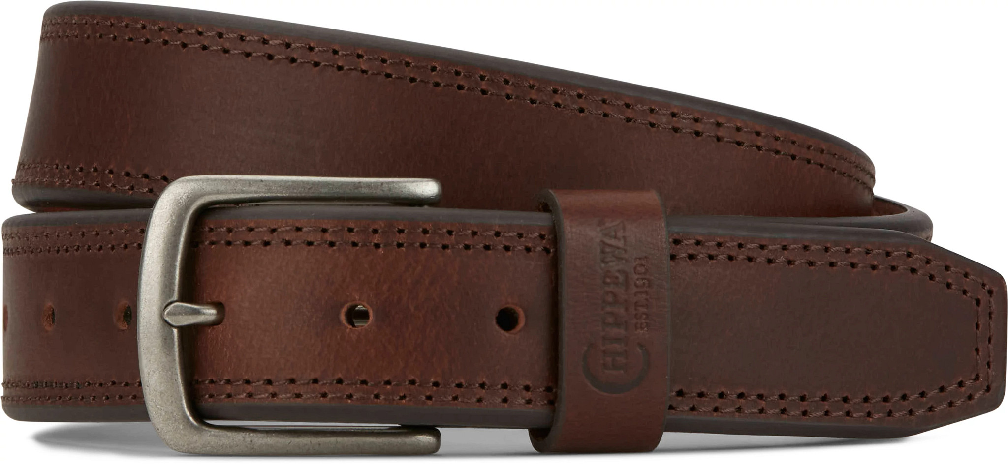 Springhill Chippewa Men's Belt se muestra en la Chocolate Apache (Caf&eacute;)
