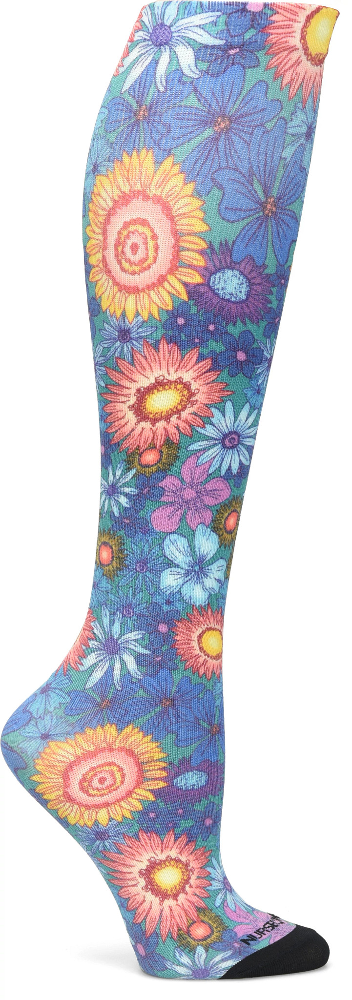 Compression Socks 360 se muestra en la Botanical Gardens (Azul)